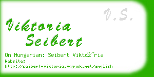 viktoria seibert business card